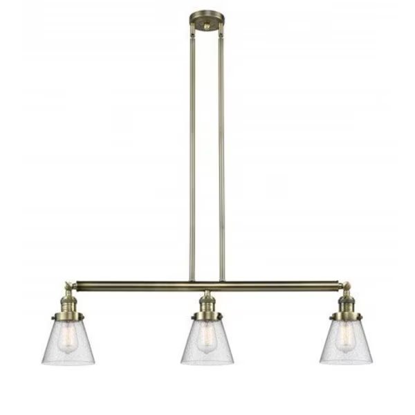 3 Light Vintage Dimmable Led Island Light Vintage Dimmable Led, Innovations Lighting, Mfr#: 213-AB-G64-LED